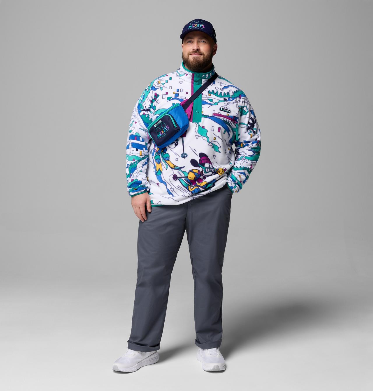 Men's CSC x Disney Half Snap Fleece - Big