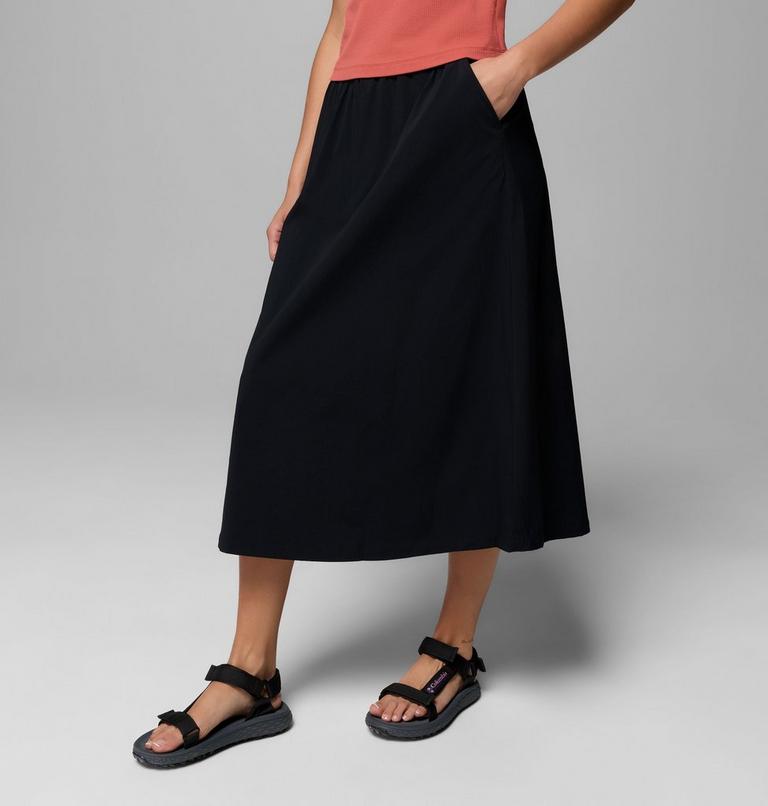 Jupe Longue Tiss&eacute;e Chill Creek Femme, Color: Black, image 4