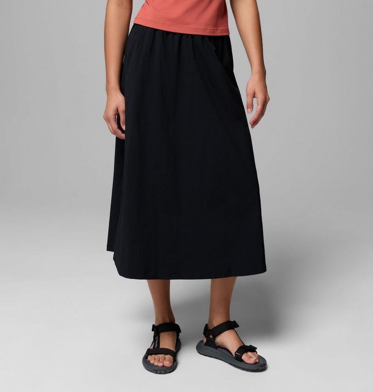 Jupe Longue Tiss&eacute;e Chill Creek Femme, Color: Black, image 1