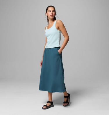 Jupe Longue Tiss&eacute;e Chill Creek Femme, Color: Everblue, image 2