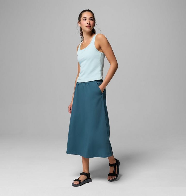 Jupe Longue Tiss&eacute;e Chill Creek Femme, Color: Everblue, image 2