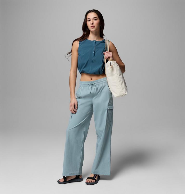 Canotta in tessuto Chill Creek da donna, Color: Everblue, image 2