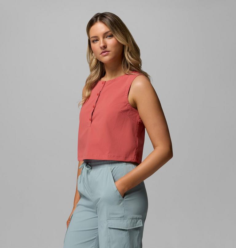 Canotta in tessuto Chill Creek da donna, Color: Washed Red, image 4