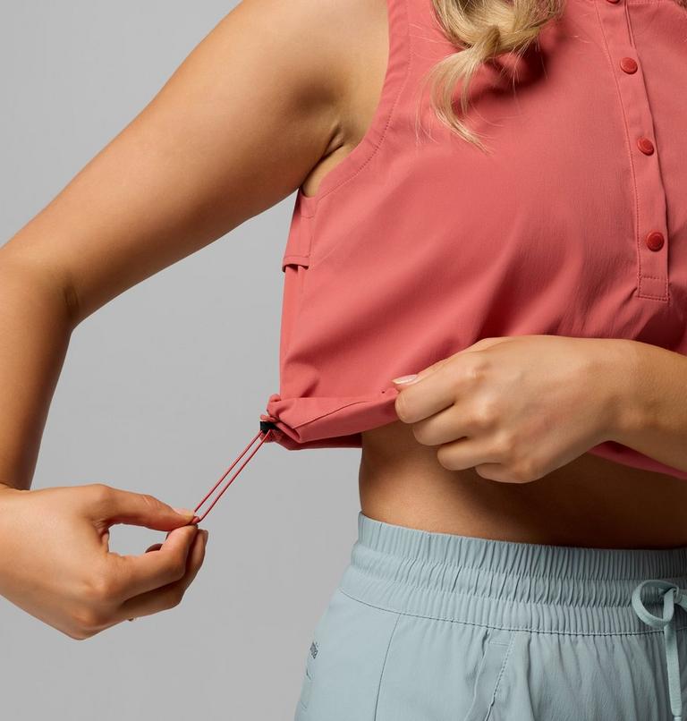 Canotta in tessuto Chill Creek da donna, Color: Washed Red, image 8