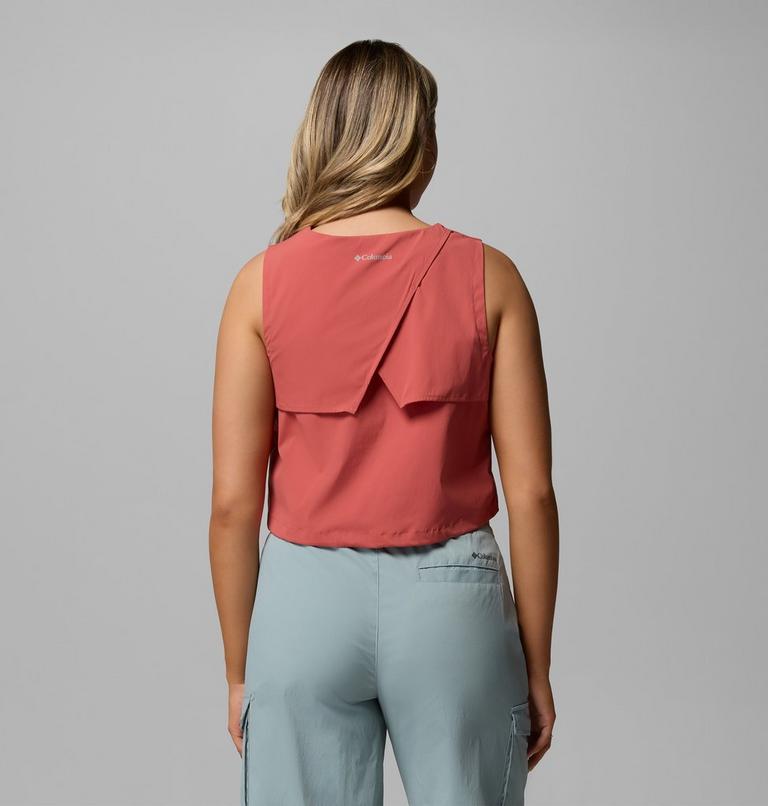 Canotta in tessuto Chill Creek da donna, Color: Washed Red, image 3