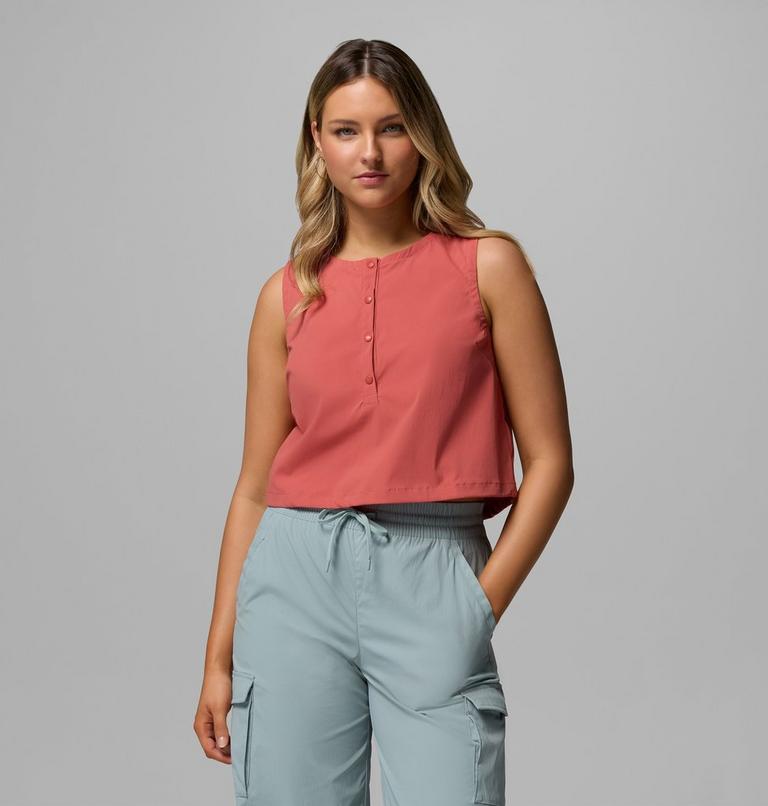 Canotta in tessuto Chill Creek da donna, Color: Washed Red, image 1