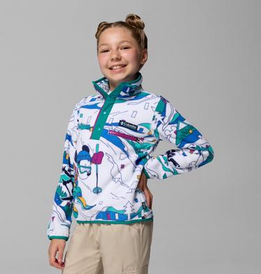 Youth CSC x Disney Half Snap Fleece, Color: White, image 1