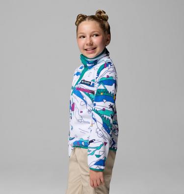 Youth CSC x Disney Half Snap Fleece, Color: White, image 3