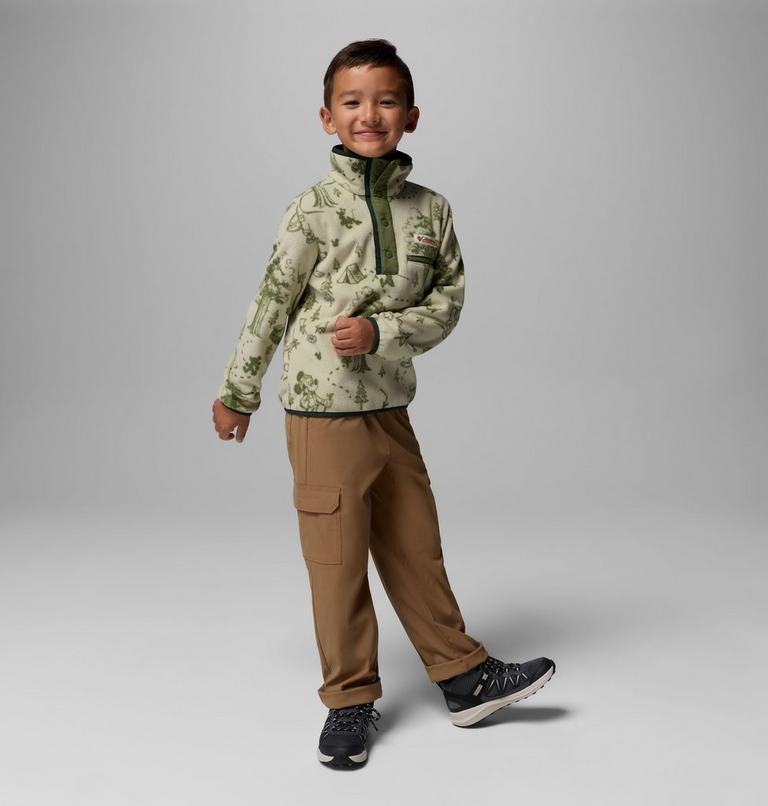 Youth CSC x Disney Half Snap Sherpa Fleece, Color: Light Aloe, image 2