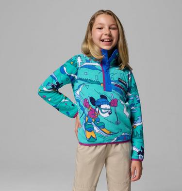 Youth CSC x Disney Half Snap Fleece, Color: Reef, image 3
