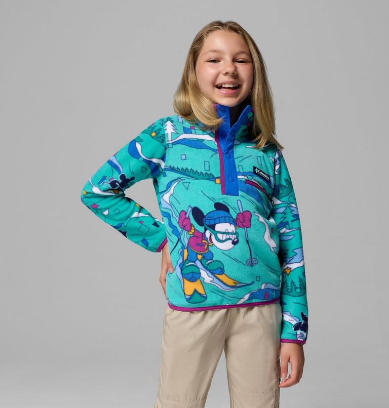 Youth CSC x Disney Half Snap Fleece, Color: Reef, image 1