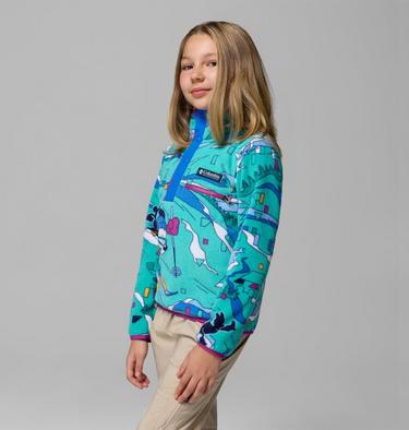 Youth CSC x Disney Half Snap Fleece, Color: Reef, image 7