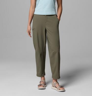 Women's Shale Ridge Hiking Trousers, Color: Stone Green, image 3