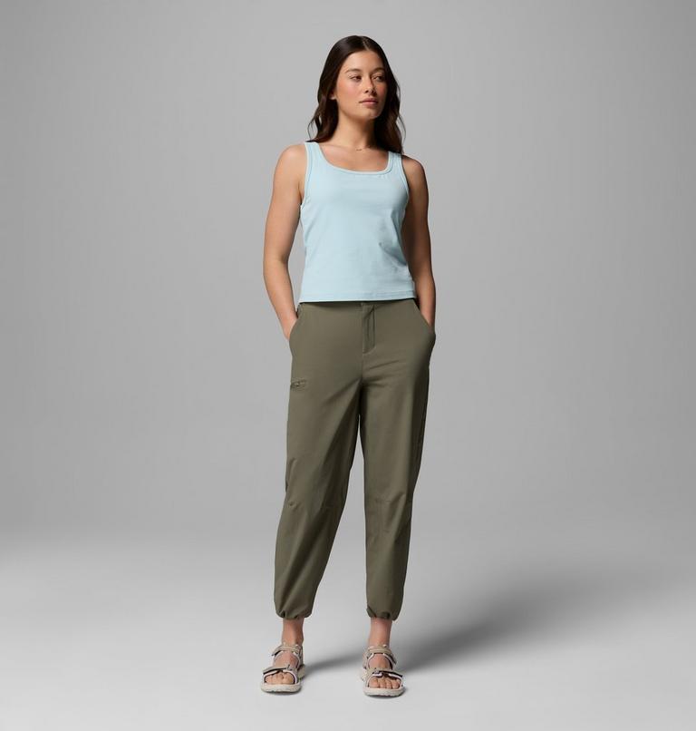 Pantalones de senderismo Shale Ridge para mujer, Color: Stone Green, image 2
