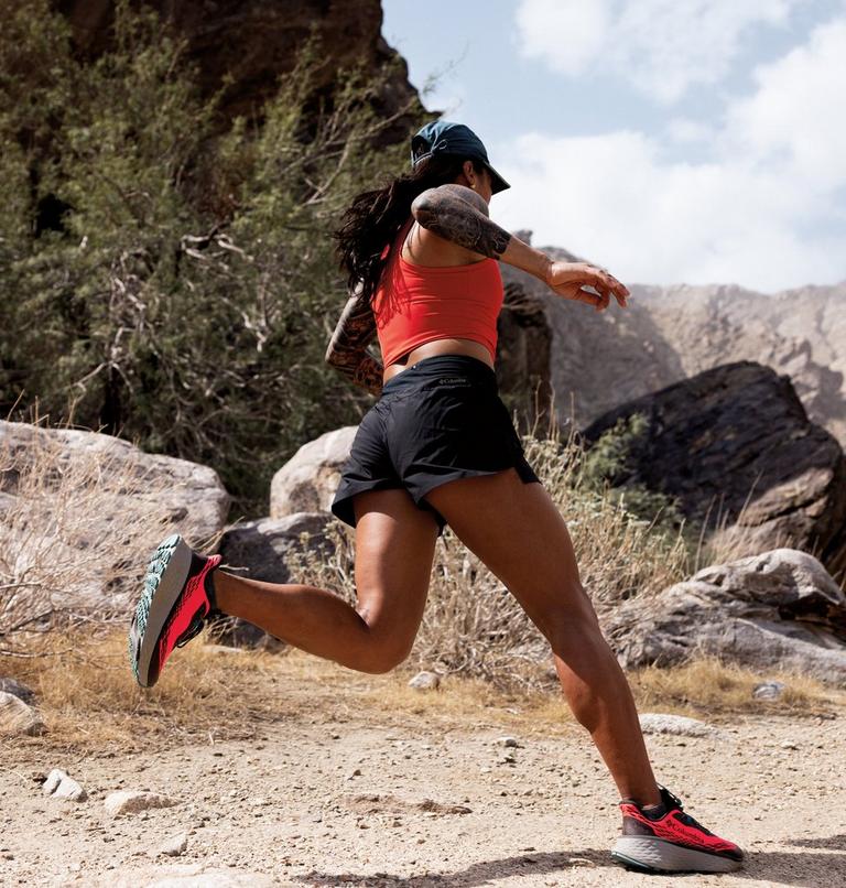 Women's Stealth Spring Trail Running Shorts, Color: Black, image 7