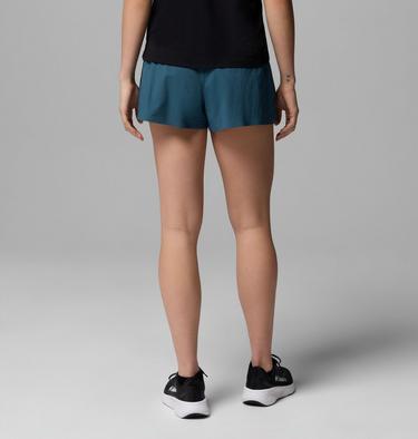 Women's Stealth Spring Trail Running Shorts, Color: Everblue, Marine Light, image 3