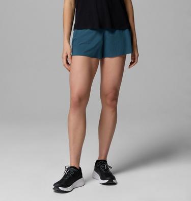 Women's Stealth Spring Trail Running Shorts, Color: Everblue, Marine Light, image 1