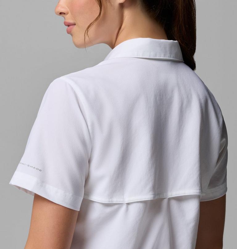 Women's Silver Ridge Utility II Recycled Short Sleeve Shirt, Color: White, image 6