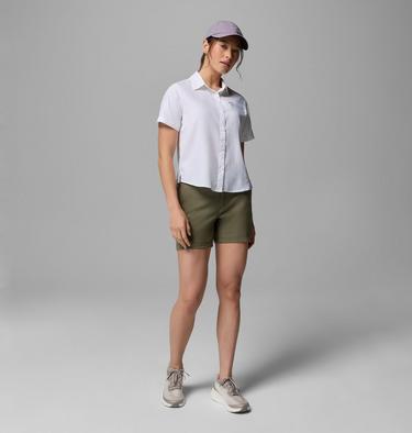 Women's Silver Ridge Utility II Recycled Short Sleeve Shirt, Color: White, image 6