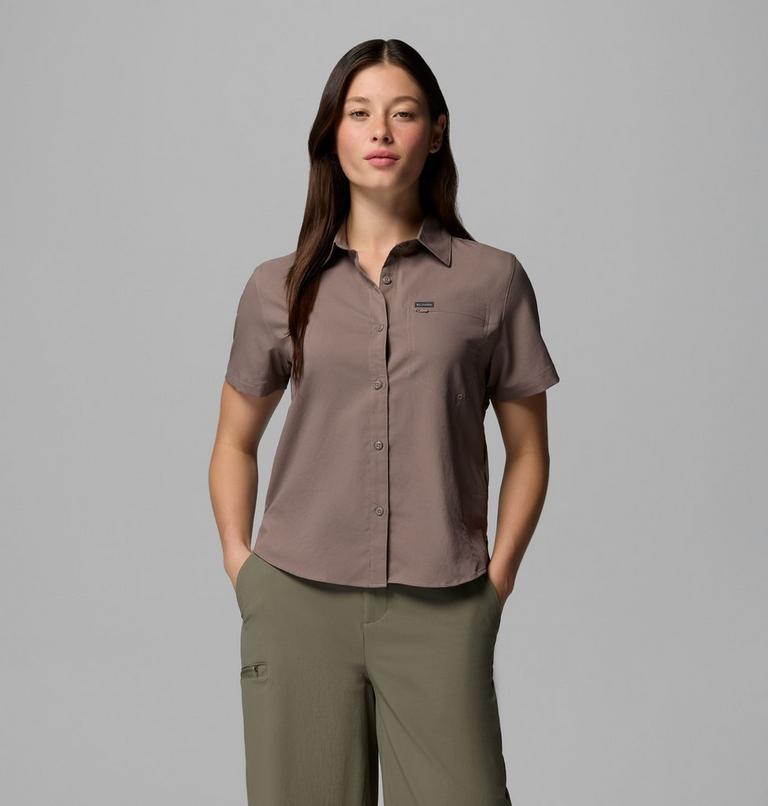 Women's Silver Ridge Utility II Recycled Short Sleeve Shirt, Color: Iron, image 1