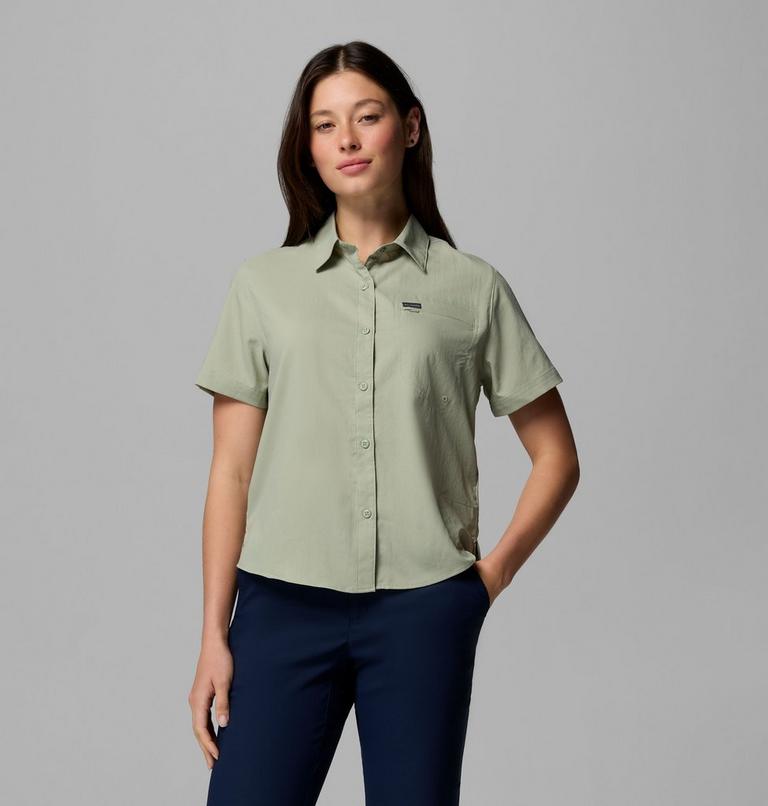 Women's Silver Ridge Utility II Recycled Short Sleeve Shirt, Color: Safari, image 1
