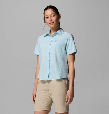 Women's Silver Ridge Utility II Recycled Short Sleeve Shirt, Color: Marine Light, image 12