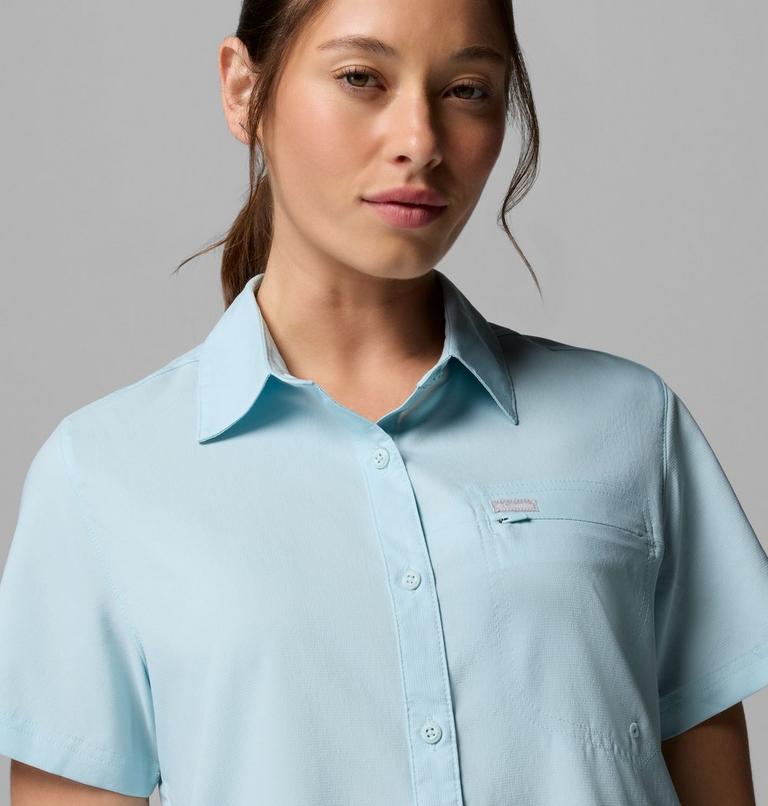 Women's Silver Ridge Utility II Recycled Short Sleeve Shirt, Color: Marine Light, image 5