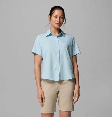 Women's Silver Ridge Utility II Recycled Short Sleeve Shirt, Color: Marine Light, image 9