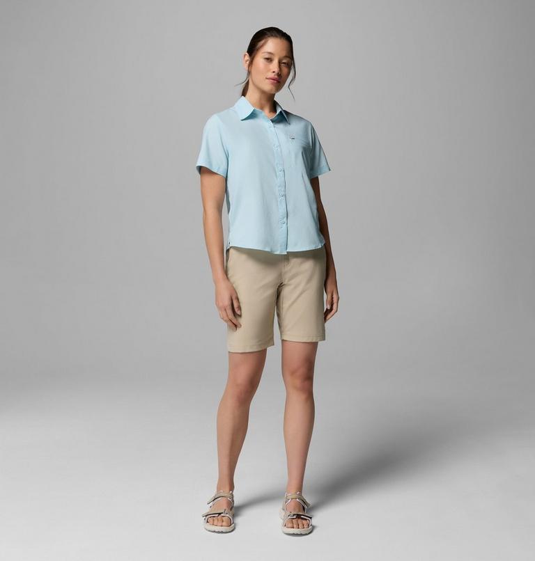 Women's Silver Ridge Utility II Recycled Short Sleeve Shirt, Color: Marine Light, image 2