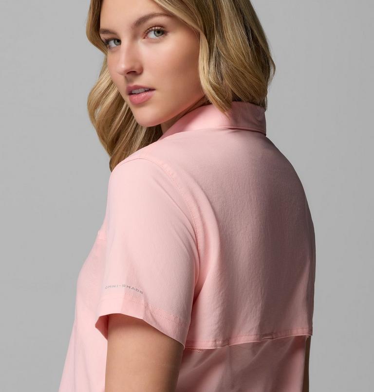 Women's Silver Ridge Utility II Recycled Short Sleeve Shirt, Color: Pink Sand, image 6