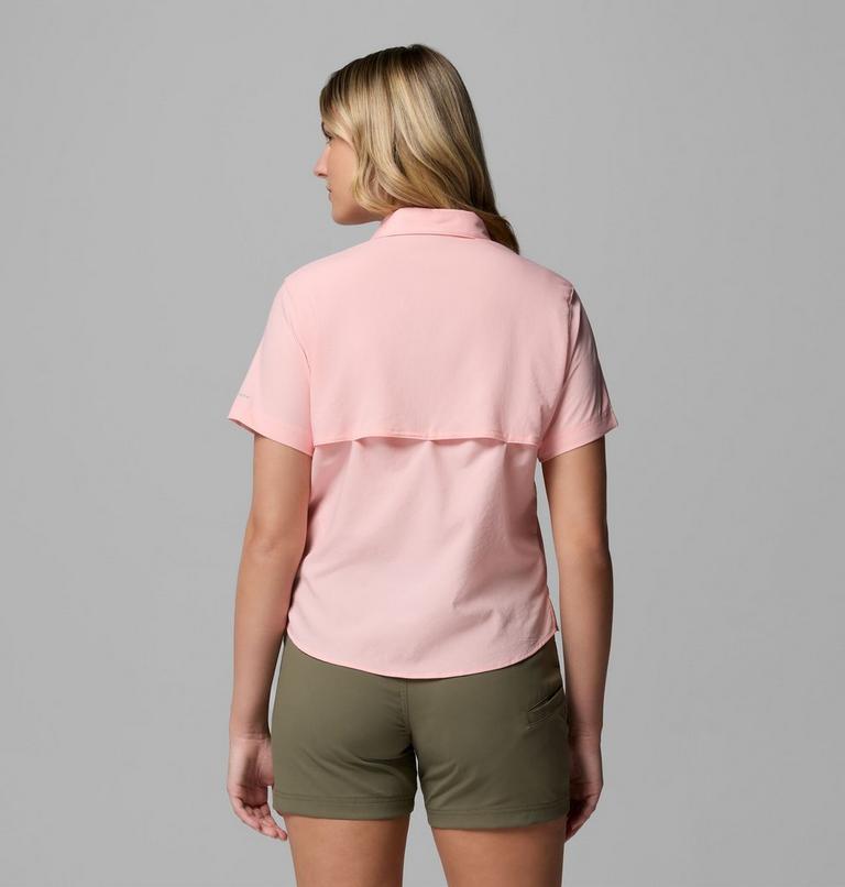 Women's Silver Ridge Utility II Recycled Short Sleeve Shirt, Color: Pink Sand, image 3