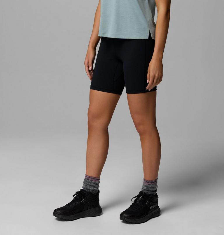 Women's Loneridge Hiking Short Tights, Color: Black, image 4