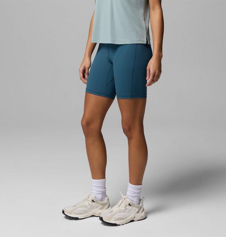 Mallas cortas de senderismo Loneridge para mujer, Color: Everblue, image 4