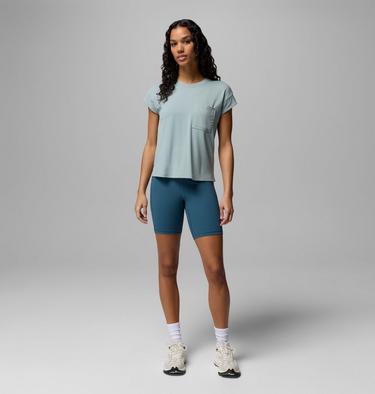 Mallas cortas de senderismo Loneridge para mujer, Color: Everblue, image 10