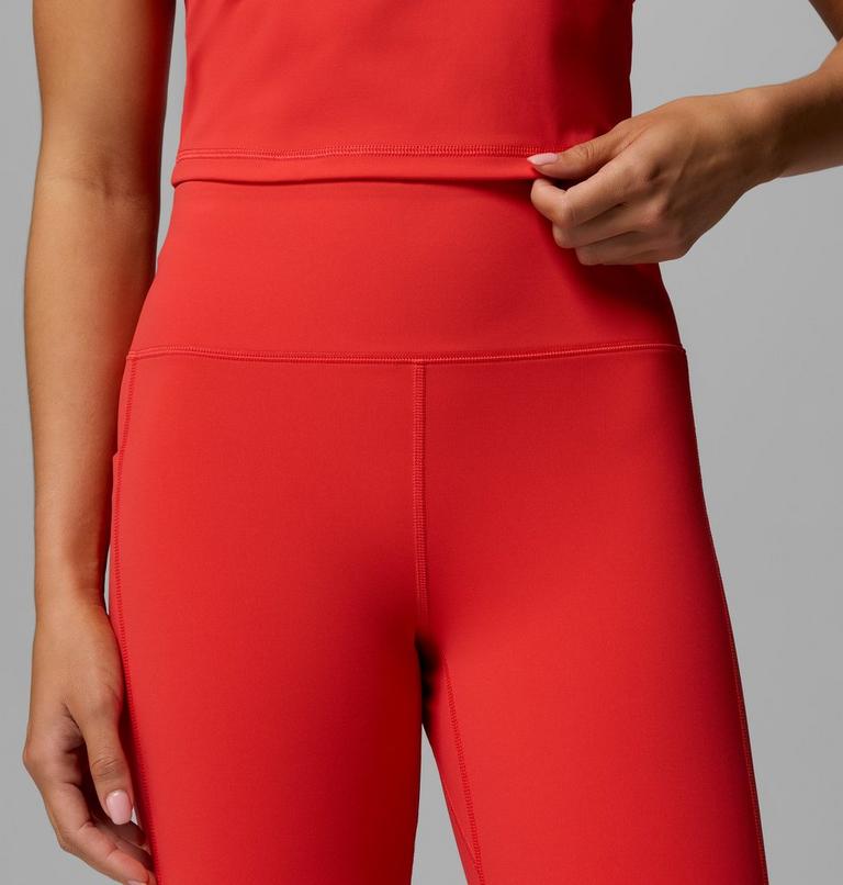 Mallas cortas de senderismo Loneridge para mujer, Color: Poppy Red, image 5