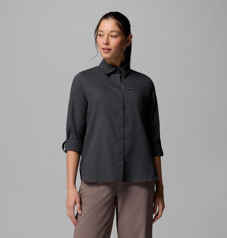 Women's Silver Ridge Utility II Recycled Shirt, Color: Shark, image 5