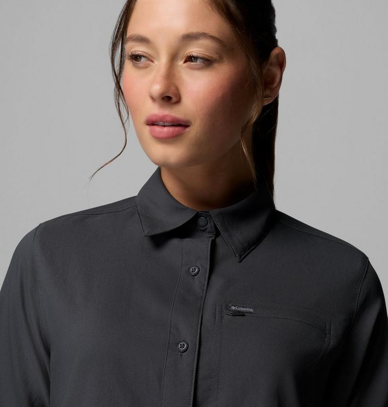Women's Silver Ridge Utility II Recycled Shirt, Color: Shark, image 7