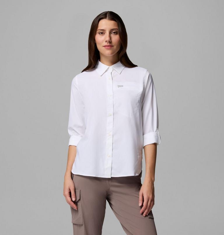 Women's Silver Ridge Utility II Recycled Shirt, Color: White, image 5