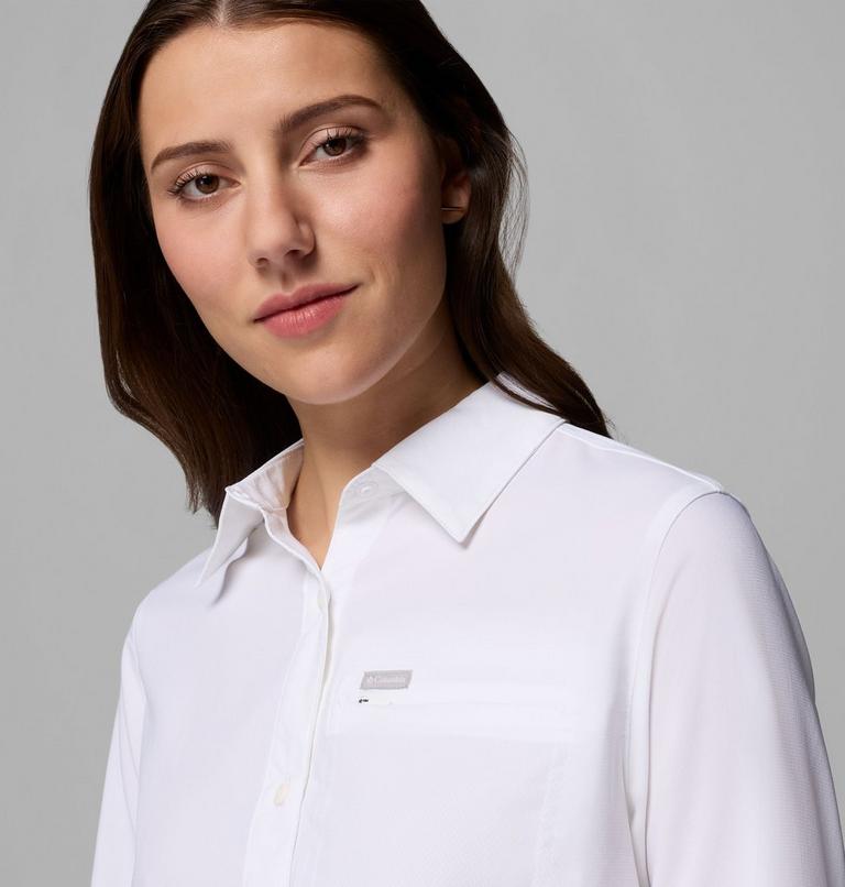 Women's Silver Ridge Utility II Recycled Shirt, Color: White, image 7