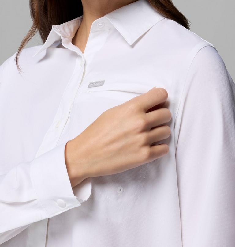 Women's Silver Ridge Utility II Recycled Shirt, Color: White, image 8