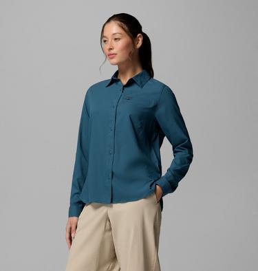 Women's Silver Ridge Utility II Recycled Shirt, Color: Everblue, image 4