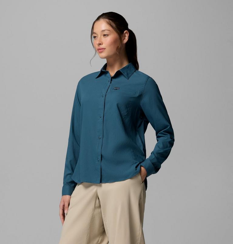 Women's Silver Ridge Utility II Recycled Shirt, Color: Everblue, image 4