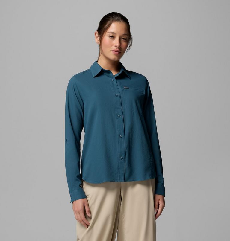 Women's Silver Ridge Utility II Recycled Shirt, Color: Everblue, image 1