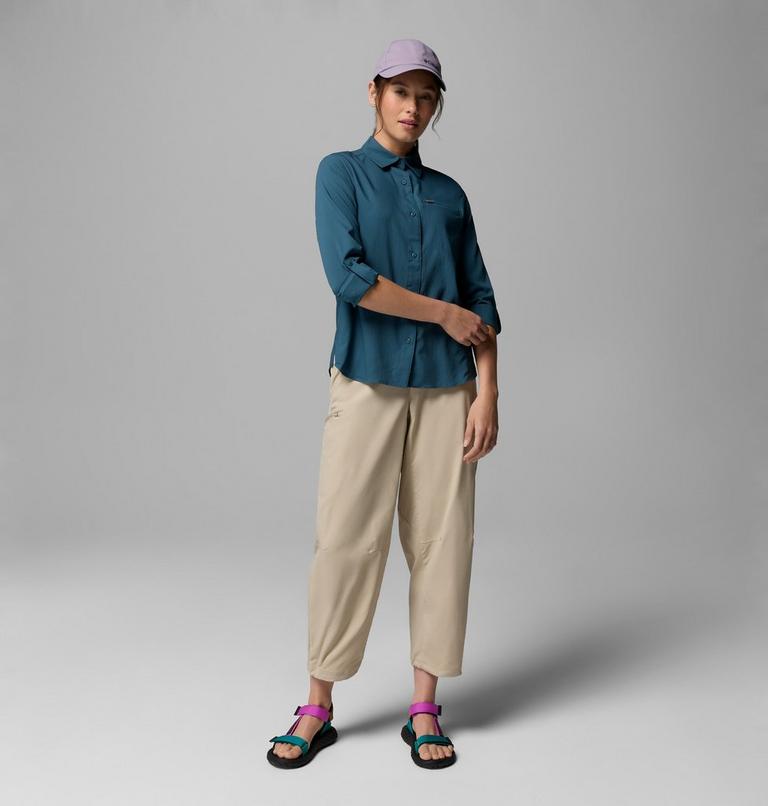 Women's Silver Ridge Utility II Recycled Shirt, Color: Everblue, image 2