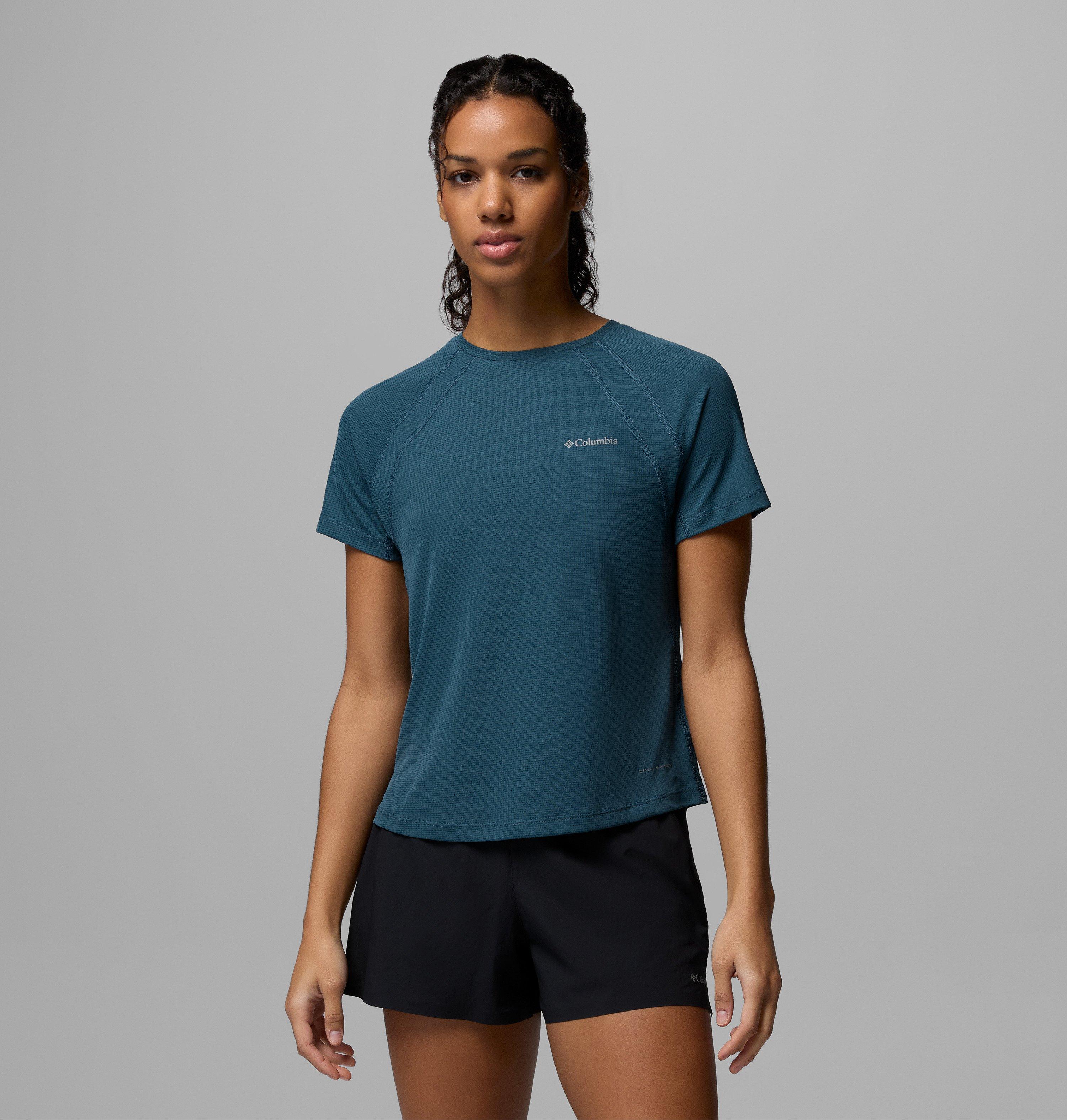 Columbia Sportswear Women's Blue Columbia - Stealth Spring™ Technical T-Shirt - Ever Medium