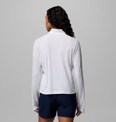 Haut Technique Semi-zipp&eacute; Stealth Spring Femme, Color: White, image 7