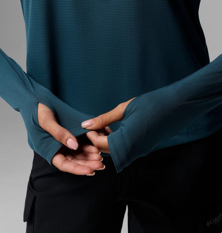 Women's Stealth Spring Half Zip Technical Top, Color: Everblue, image 6