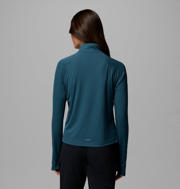 Women's Stealth Spring Half Zip Technical Top, Color: Everblue, image 3