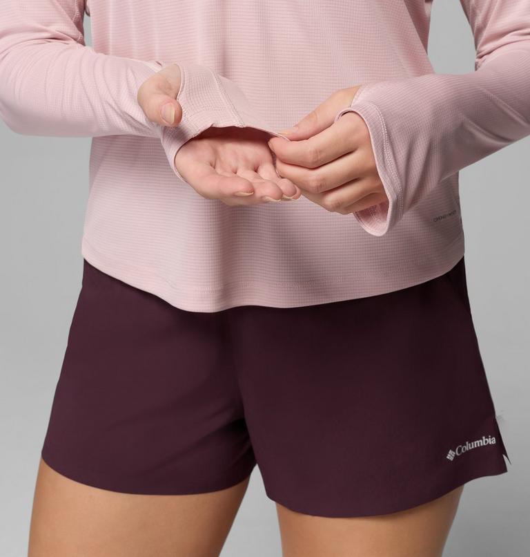 Women's Stealth Spring Half Zip Technical Top, Color: Mineral Pink, image 6