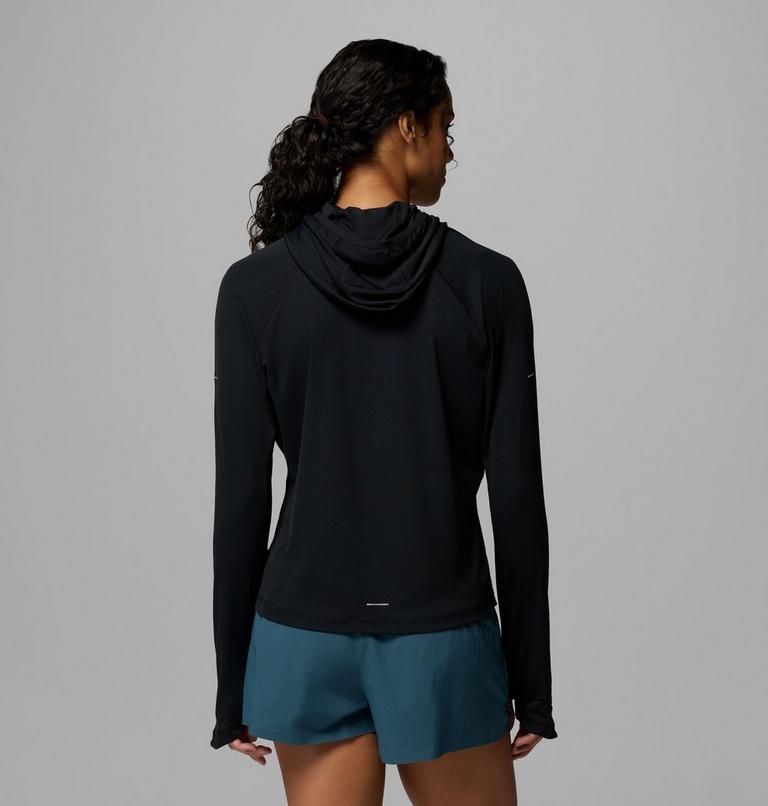 Women's Stealth Spring Long Sleeve Technical Hoodie, Color: Black, image 3